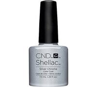 CND Shellac Nail Polish, Silver Chrome