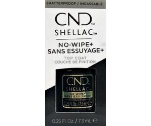 CND Shellac UV/LED Gel Nail Polish NO WIPE TOP Coat 7.3ml