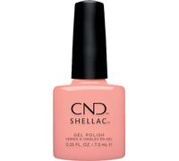 CND Shellac UV Nail Polish Sunrise Energy - Semi-Transparent for Jelly Effect - No. 467 Apricot - Original CND - UV Polish - Nail Design - Gleam & Glow Collection