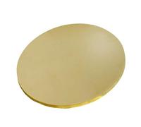CNDBAHHE Copper sheet,Round copper plate, H62 Brass Round Plate Thin Plate, Thickness 5 mm Diameter 40-60 mm Brass Round Disc Suitable for Home Improvement(Diameter 40 mm)