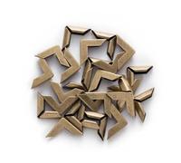 CNDBAHHE Corner guard, Book corner decoration， Book Scrapbooking Albums Menus Folders Box Bags Metal Corner Protectors Side 17mm(Bronze,100PCS)