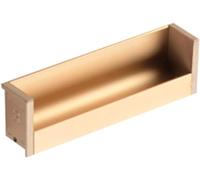 CNDBAHHE Flush Mount Handle,Sliding Door Handles, Aluminum Alloy Cabinet and Sliding Door Recessed Hidden Handle Gold Multiple Sizes(Total Length 100Mm)