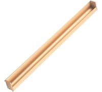 CNDBAHHE Flush Mount Handle,Sliding Door Handles, Aluminum Alloy Cabinet and Sliding Door Recessed Hidden Handle Gold Multiple Sizes(Total Length 400Mm)