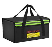 CNDHDOK 400 * 250 * 250mm Ebike Battery Safe Bag Fireproof Charging Lipo Bag Large Capatity for Lipo Battery Pack Storage Charging Transport, Home Office Travel Fireproof Safe Storage Pouch