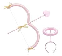 Cndiyald Cupid Costume Cupid Bow And Arrow Set One Size Red Arrows Valentine'S Day Cupid Costume AccessoriesWedding Birthday Cosplay Fancy Dress Photo Props For Adults And Teens Style2