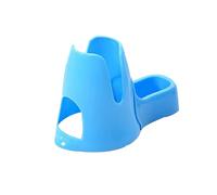 Cndiyald Hamster Feeder Holder Hamster Water Bottle Holder Pet Automatic Drinking Bottle Base Auto Dispenser Holder for Hamsters Rats Small Animals Blue 1PC