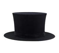Cndiyald Magician Top Hat - Black Collapsible Magic Hat With Mezzanines Trick For Magician Performance - Halloween, Cosplay & Themed Events - Unisex-Adults