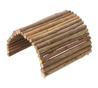 Cndiyald Reptile Bridge 6 x9.8 Inch Willow Branches guinea Pig Ramp Guinea Pig Hideout Climbing Ladder for Pigs L, Tortoise Hide