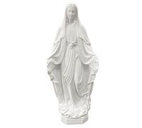 Cndiyald Virgin Mary Statue, Catholic Mother Mary Figure, Resin Standing Statue, Style 2, White