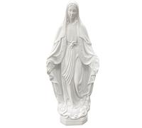 Cndiyald Virgin Mary Statue Lifelike Praying Mother Mary Statue Resin Standing Mary Statue, Symbol of Peace for Home, Virgin Mary Sculpture Style 2