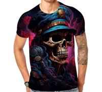 Cndiyike 3D Printed Jesus Saves Graphic Short Sleeve T-Shirts for Men, Rangers Lead the Way T Shirt, Large