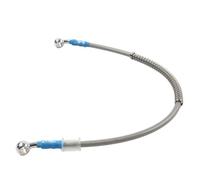 Cndocc35 1400mm 55.1" Motorcycle Hydraulic Line Brake Clutch Hose Braided Oil Pipe Stainless Steel Grey For Dirt Bike ATV Scooter ADV Cafe Racer Universal