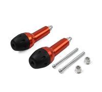 Cndocc35 2pcs & 1pair 8MM, 10MM Frame Crash Slider Falling Protection Bar Protector Aluminum Orange Motorbike For Universal M13 Motorcycles