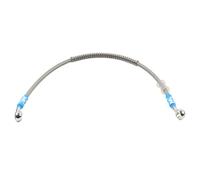 Cndocc35 750mm 29.5" Stainless Steel Motorcycle Brake Hydraulic Pipe Clutch Hose Braided Oil Line Grey For Dirt Bike ATV ADV Cafe Racer Scooter Universal
