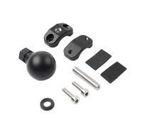 Cndocc35 Ball Adapter Electrical Device Mounts Phone Holder Black Aluminum and Stainless Steel For all kinds of sports such as racing motorcycles 1 Set