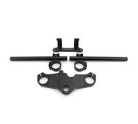 Cndocc35 Black Motorcycle High Lift Version Clip Ons on Handlebar, aluminum Headlight Bracket, Triple Tree Front End Upper Top Clamp kit for GB350 2021+, CB350 2021+, CB350S 2021+, GB350 NC59