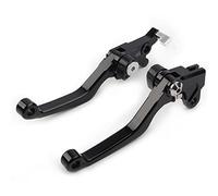 Cndocc35 CNC Aluminum Motorcycle Brake Clutch Levers Handle Lever for XR250/MOTARD 1995-2007, CRM250R/AR 1994-1998, XR400MOTARD 2005-2008, Black