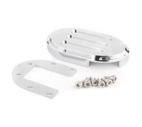 Cndocc35 Motorcycle Footrest Left & Right Scooter Accessory Brake Foot Pegs Pedals for -davidson for 883XL 1200XL Dyna Wide Glide, V-Rod, Silver B