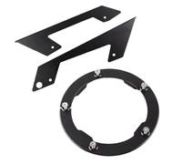 Cndocc35 Transmission Belt Pulley Cover + Chain Bell Protector Guard Aluminum Black for T-max TMAX 530 2013-2015 Motorbike