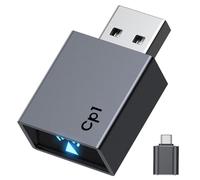 CNDPSTE Wireless CarPlay Adapter for iPhone[2025 Upgrade]Convert Wired to Mini Wireless Bluetooth Car Play Adapter, Plug and Play Stable Connection Compatible for Cars from 2016 & iOS 10+,USB A/Type C