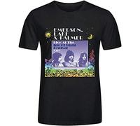cne Emerson Lake Palmer The Isle of Wight Festival 1970 T Shirts for Men XXL Black