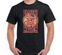 cne Men's Muppets Dr Teeth and The Electric Mayhem T Shirt Black 3XL