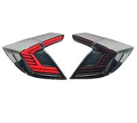 CNFCNKYULP Car Rear Light Assemblies For Civic For Type R 10th Hatchback 2015-2021 Brake Reverse Sequential Turn Signal Lamps 2 PCS Tail Light Assembly Car Rear Tail Light Rever Lights
