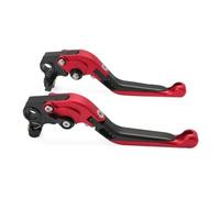 CNFCNKYULP Motorbike Brake Levers for Scrambler 1100 800 for Full for Trottle for Icon 2018-2024 Folding Clutch Brake Levers Extendable Handles Handle Clutch Lever Set(Red)