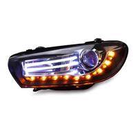 CNFCNKYULP Replacement Headlight Assembly For VW For Scirocco 2009-2015 Xenon Front Lamp LED Bulbs DRL Upgrade Head Light Car Headlights Accessories(A)