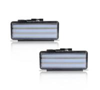 CNFCNKYULP Side Indicator Light For GMC For Sonoma For Jimmy Car Dynamic Blink LED Front Turn Signal Lights DRL Driving Lights Car Turn Signal Lamp(Clear Lens)