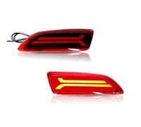 CNFCNKYULP Side Indicator Light For Lexus For CT200h 2011-2013 Car LED Rear Bumper Reflector Light Tail Stop Signal Brake Fog Lamp Fender Side Lamp Auto(Red Lens)