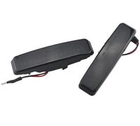 CNFCNKYULP Side Rearview Mirror Turn Signal Lights For 5 Series 5er E39 1995-2003 Dynamic Turn Signal Side Marker Lights Flowing Sequential Blinker Light Car Accessories(Smoky black)