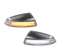 CNFCNKYULP Side Rearview Mirror Turn Signal Lights For Benz For W164 For ML350 For ML450 For ML500 For Vito For W63 Flash LED Side Mirror DRL Turn Signal Light Assembly(Clear Lens)