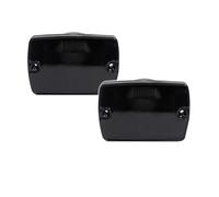 CNFCNKYULP Side Rearview Mirror Turn Signal Lights For Jeep For Wrangler For YJ 1987-1995 Daytime Running LED Lights Turn Signal Light Fender Side Lamp Auto(Smoked Lens)