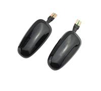 CNFCNKYULP Side Rearview Mirror Turn Signal Lights For Opel For Astra G 1998-2009 For Zafira A 1999-05 Side Marker Lights Lamps Dynamic Fender Turn Signal Car Accessories(Dynamic Smoked Black)