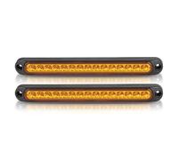 CNFCNKYULP Side Rearview Mirror Turn Signal Lights For Trailer For Truck For Lorry For Pickup For SUV For RV Car Light Bar Brake Light Signal Side Marker Turn Signal Light(2pcs Yellow)
