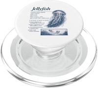 Cnidaria Anatomy Ocean School Teacher Biologist PopSockets PopGrip for MagSafe
