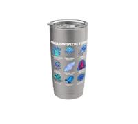 Cnidarian Special Forms Jellyfish & Comb Jelly Species Chart Stainless Steel Insulated Tumbler
