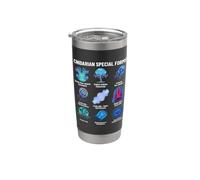 Cnidarian Special Forms Jellyfish & Comb Jelly Species Chart Stainless Steel Insulated Tumbler