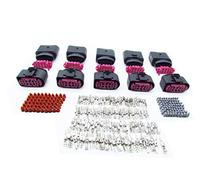 CNKF 10 Sets Waterproof Male Female 14 pin Auto Plug Connectors 1J0973737/1J0973837