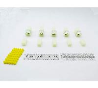 CNKF 5 Sets 4 Pin Way Male Female HM 090 Series Waterproof Connector 6180-4181 6187-4441