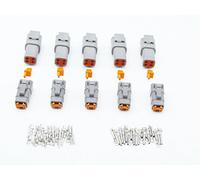 CNKF 5 Sets Deutsch plug DTM06-64S DTM04-4P 4 pin way male female auto connectors