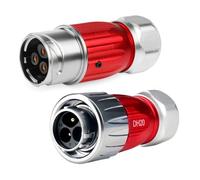 CNLINKO DH-20 3 Pin IP68 Waterproof Connector, Solder-Assembly All-Metal Electrical Industrial Plug for Outdoor Equipment
