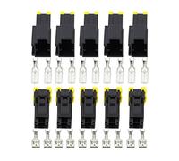 CNLW 5 Sets Auto 9.5 Series 2 Pin Male Female Kit Waterproof Electrical Large Heavy Current Connector Plug DJ7021Y-9.5-11/21