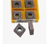 CNMG120404 CNMG120408 MA UE6020/VP15TF Stainless Steel External Turning Tool Hard Alloy Blade CNMG 120404 Milling(CNMG120404-MA VP15TF)