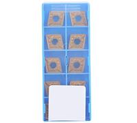 CNMG120408 - TM LF9018 CNC Lathe Turning Insert, Solid Carbide Indexable Blade Tool, High Precision CNC Lathe Tool for Steel and Heat - Alloy, Includes 10Pcs Durable Carb