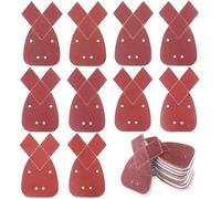 CNMTCCO Black and Decker Mouse Sander Pads, 40 Pcs Mouse Sander Pads, 40/60/80/120 Compatiable with Mouse Sanding Pads, Detail Hand Sander for Grinding and Polishing