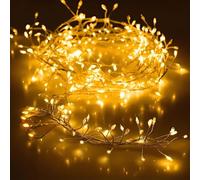 CNMTCCO Fairy Lights, 3m 100LED Battery Operated Firecracker String Lights Copper Wire Light for Indoor Outdoor Lighting, Wedding Decor, Bedroom, Party, Christmas, Tree Decoration