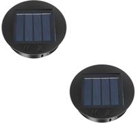 CNMTCCO Lantern Replacement Tops 2PCS 1.2V 600mAh LED Panel for Outdoor Hanging Lights, IP44 Waterproof Bulb Replacement for Garden Patio Table Decor, 8CM/3.1inch