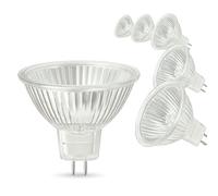 CNMTCCO MR16 Halogen Light Bulbs, 6 Pack - 12V 20W GU5.3 Dimmable Spotlight Bulbs, 2700K Warm White, 2 Pin Halogen Bulbs for Ceiling, Recessed & Track Lighting